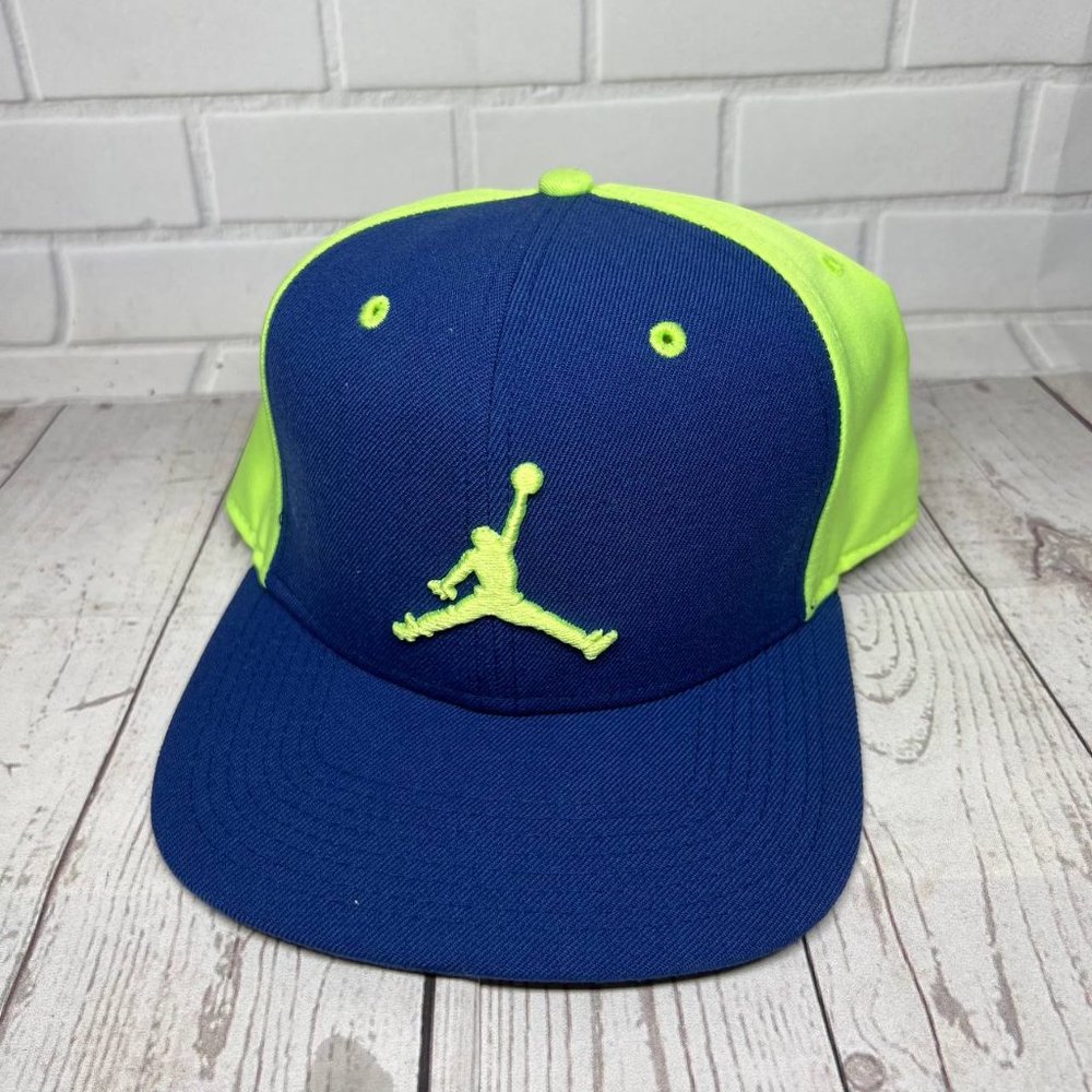 Air Jordan Jumpman Hat Snapback Cap Blue Green Men‎